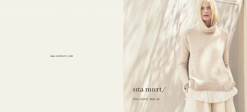 Felicity Peel featured in  the Sita Murt catalogue for Autumn/Winter 2015