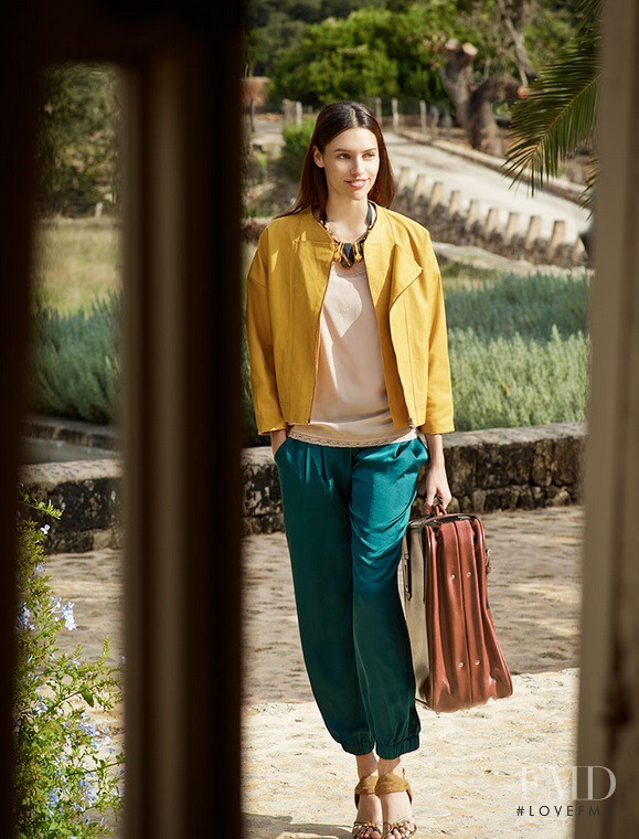 Hanna Juzon featured in  the Intropia lookbook for Spring/Summer 2014