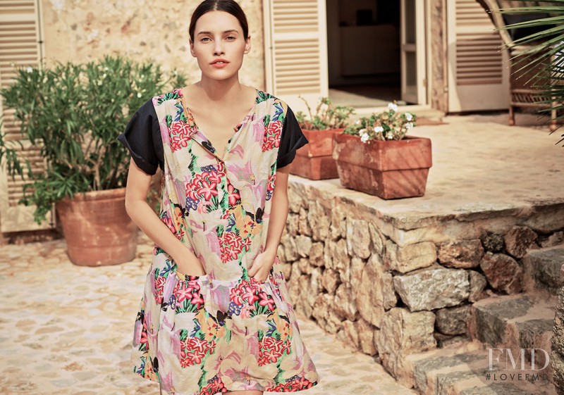 Hanna Juzon featured in  the Intropia lookbook for Spring/Summer 2014