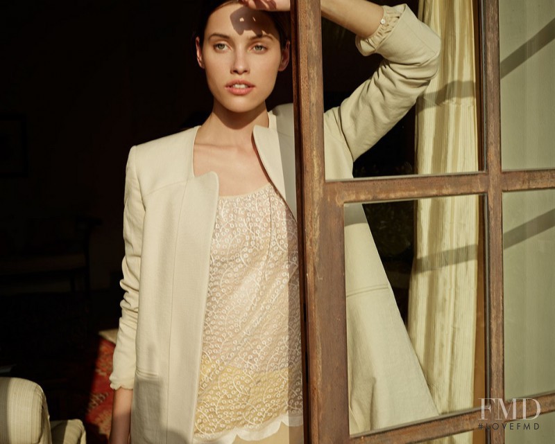 Hanna Juzon featured in  the Intropia lookbook for Spring/Summer 2014