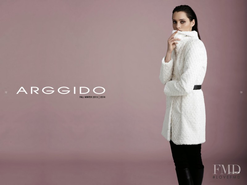 Hanna Juzon featured in  the Arggido advertisement for Autumn/Winter 2013