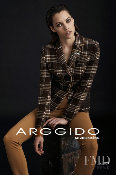 Hanna Juzon featured in  the Arggido advertisement for Autumn/Winter 2013