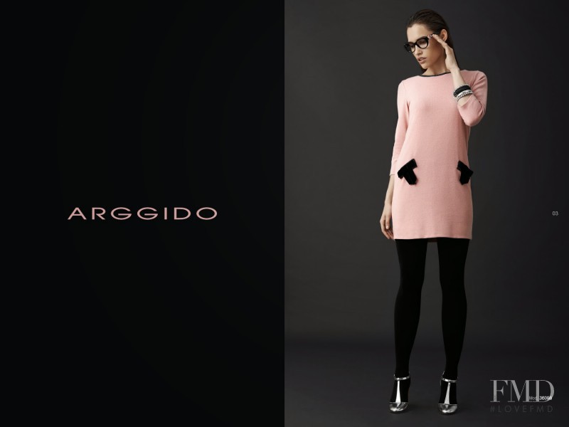 Hanna Juzon featured in  the Arggido advertisement for Autumn/Winter 2013