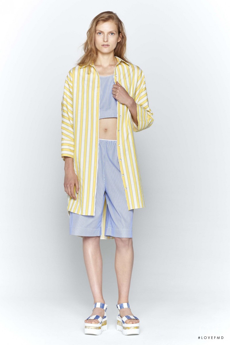 Sophie Kanny featured in  the Cristiano Burani lookbook for Resort 2016