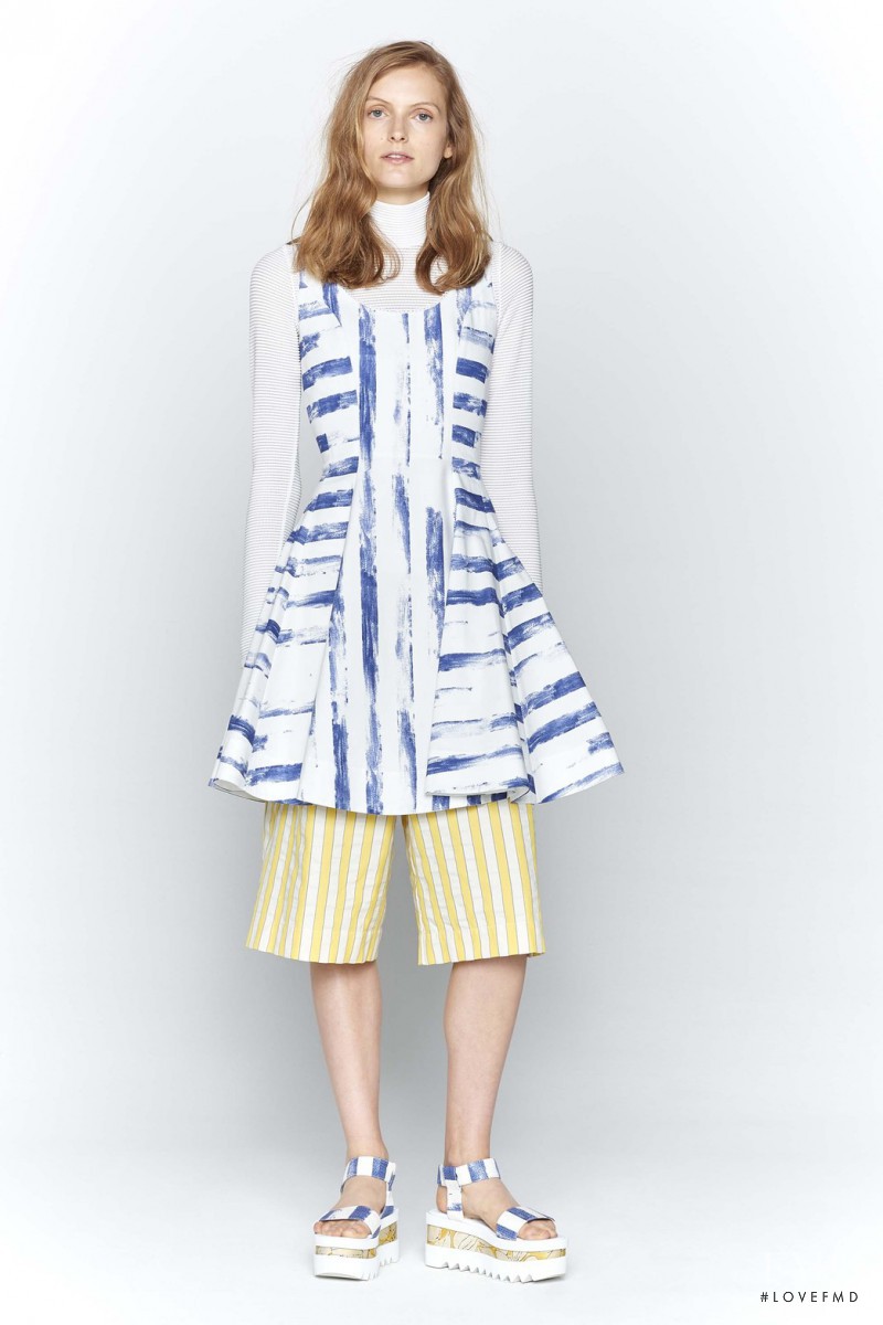 Sophie Kanny featured in  the Cristiano Burani lookbook for Resort 2016