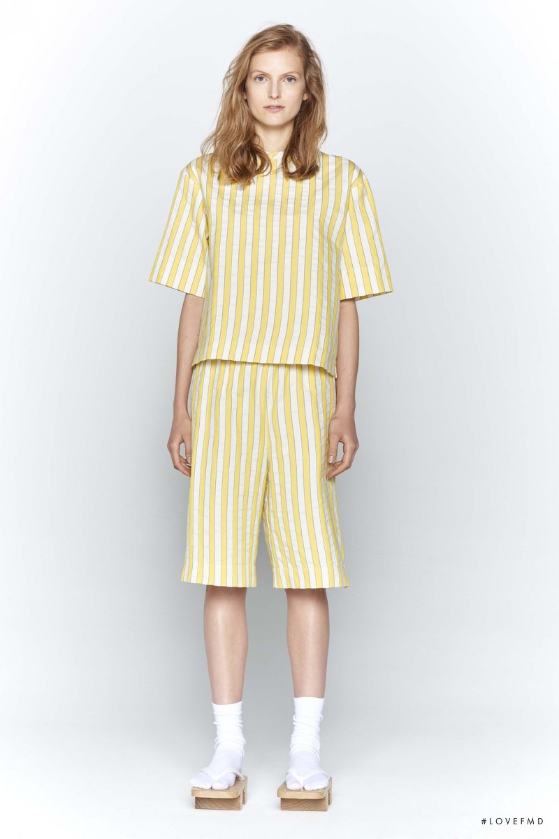 Sophie Kanny featured in  the Cristiano Burani lookbook for Resort 2016