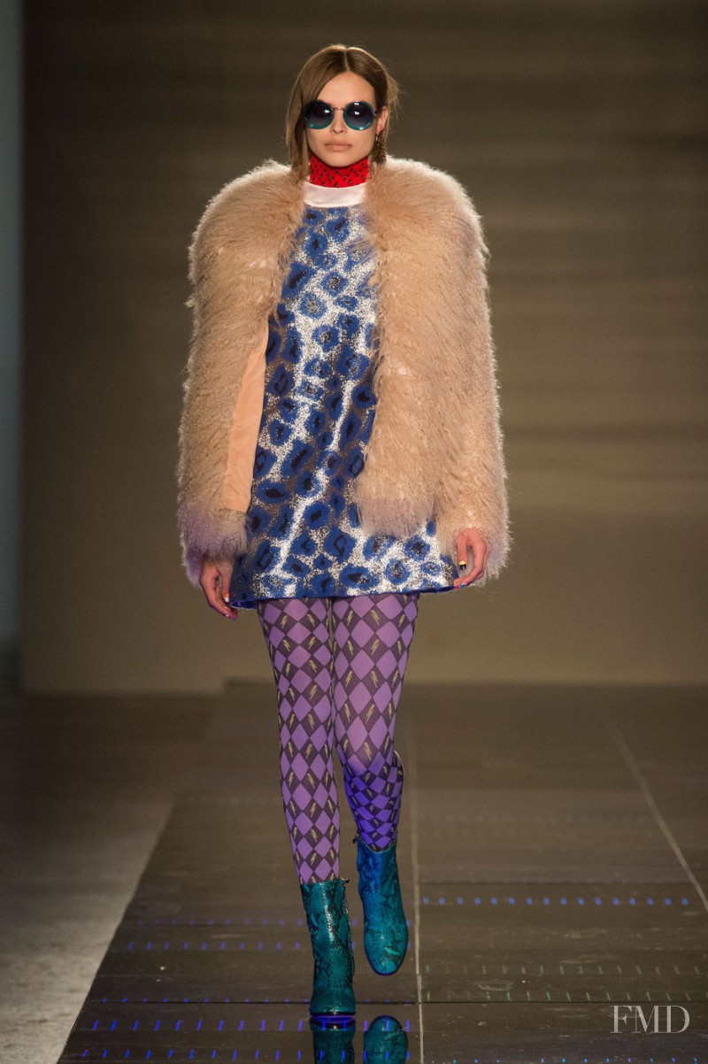 Birgit Kos featured in  the Au Jour Le Jour fashion show for Autumn/Winter 2015