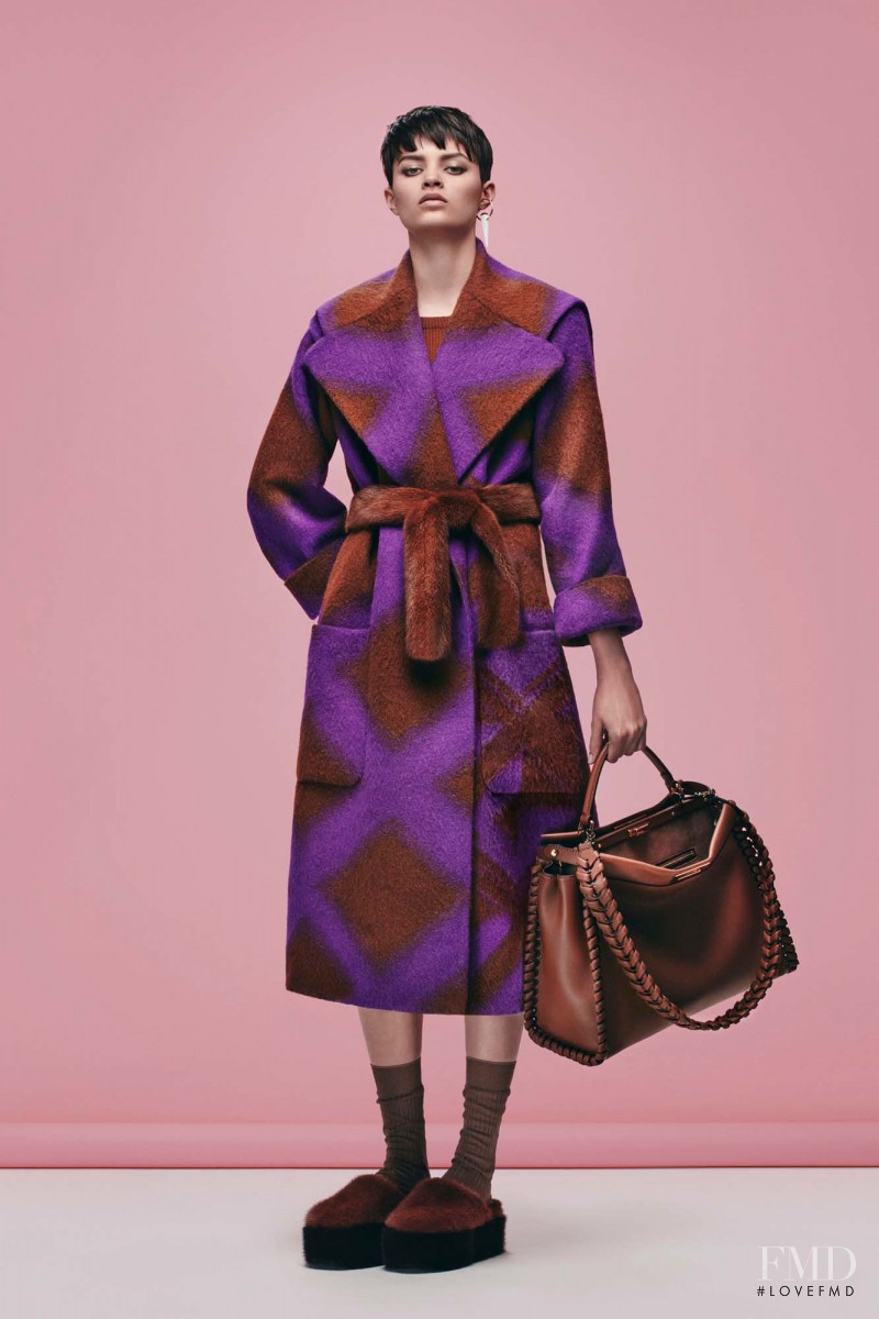 Isabella Emmack featured in  the Fendi lookbook for Pre-Fall 2016