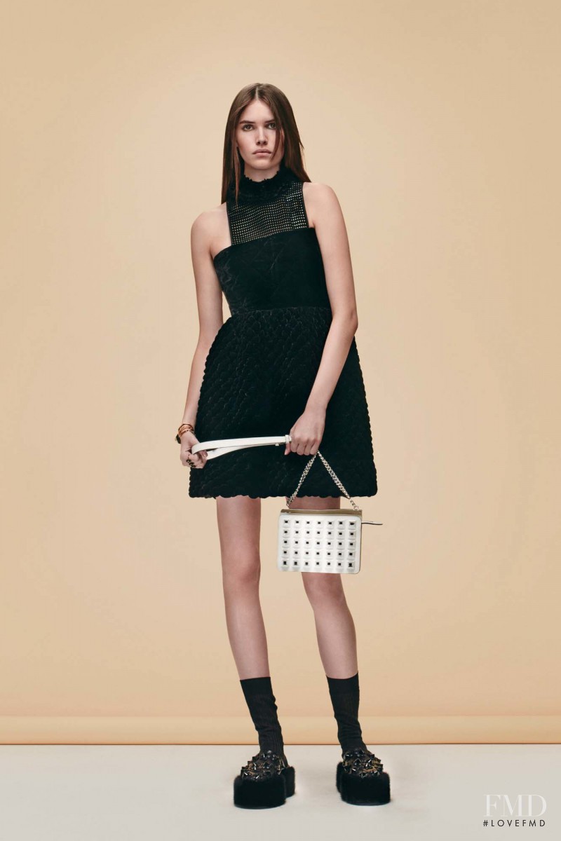 Vanessa Moody featured in  the Fendi lookbook for Pre-Fall 2016