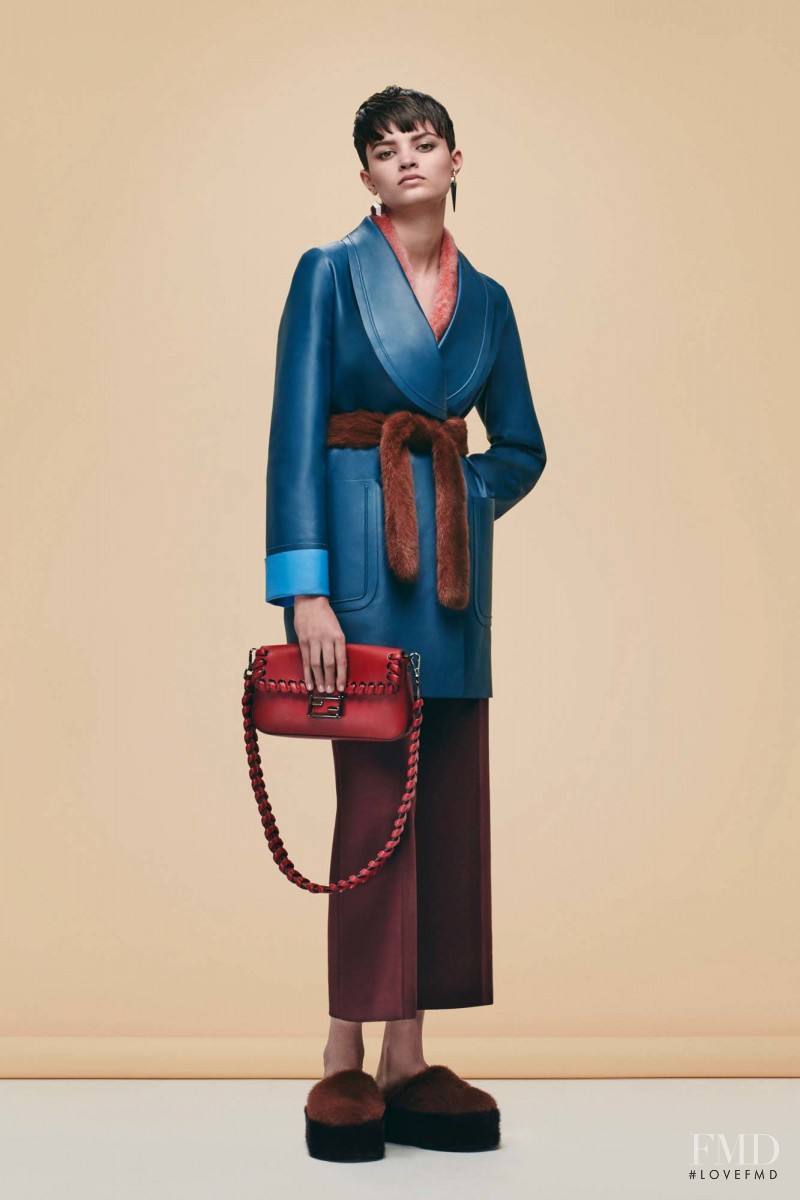 Isabella Emmack featured in  the Fendi lookbook for Pre-Fall 2016