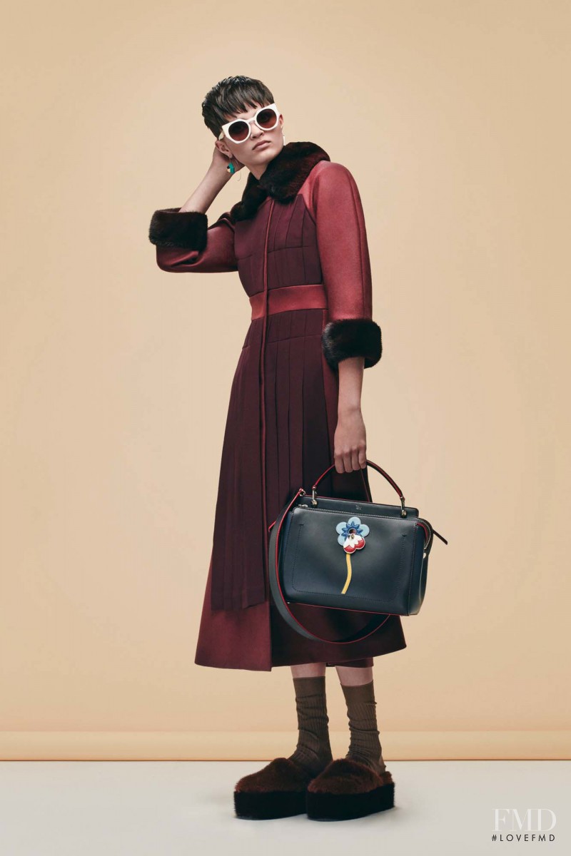 Isabella Emmack featured in  the Fendi lookbook for Pre-Fall 2016