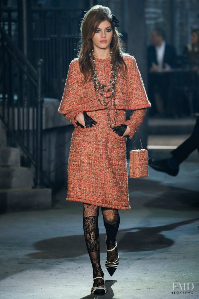 Valery Kaufman featured in  the Chanel Métiers d\'art  fashion show for Pre-Fall 2016
