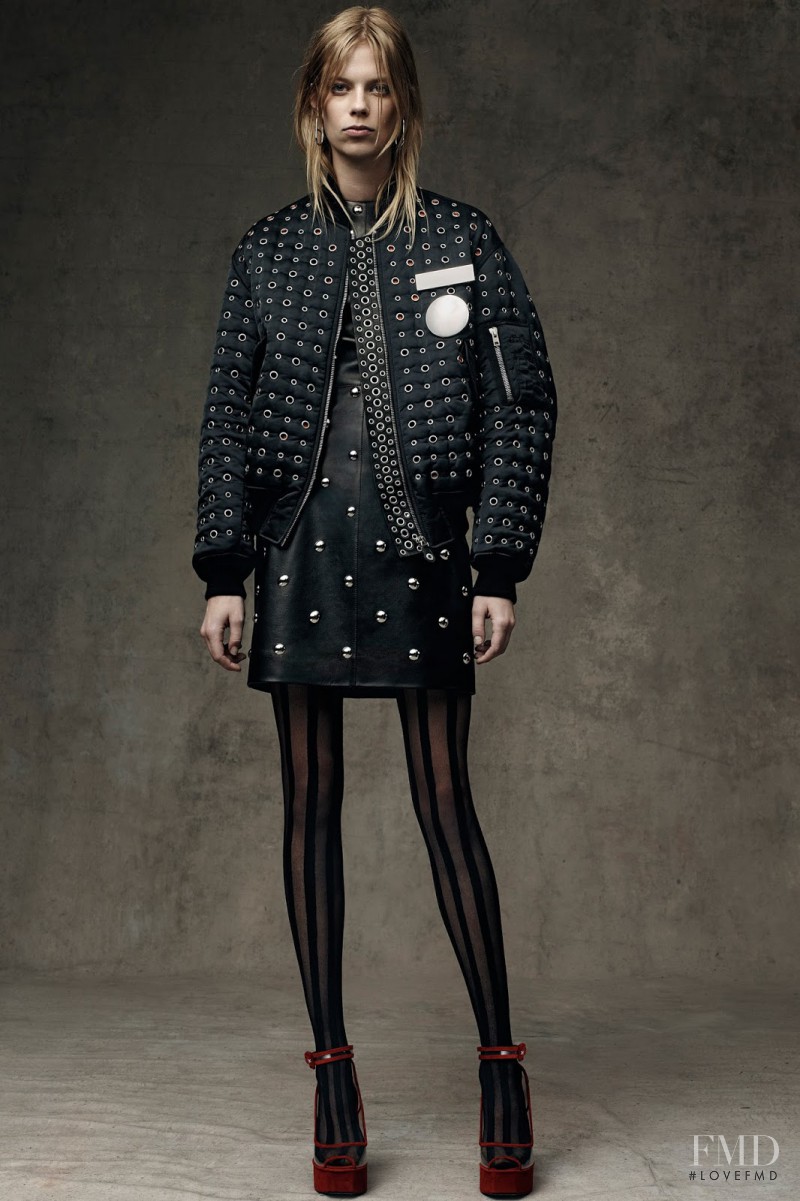 Lexi Boling featured in  the Alexander Wang lookbook for Pre-Fall 2016