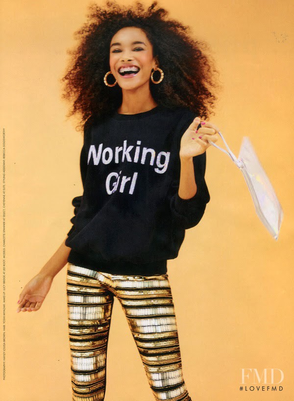 Cheyenne Maya Carty featured in  the ASOS catalogue for Winter 2013