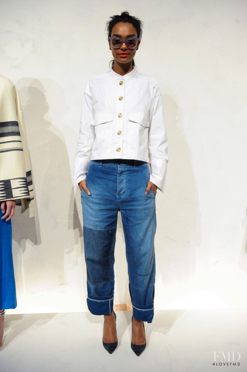 Cheyenne Maya Carty featured in  the J.Crew fashion show for Spring/Summer 2015