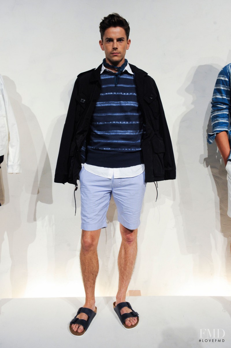 Jeremy Young featured in  the J.Crew fashion show for Spring/Summer 2015