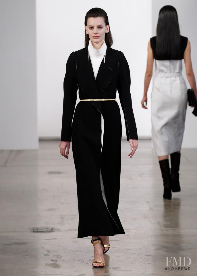 Amanda Murphy featured in  the Calvin Klein 205W39NYC fashion show for Pre-Fall 2013