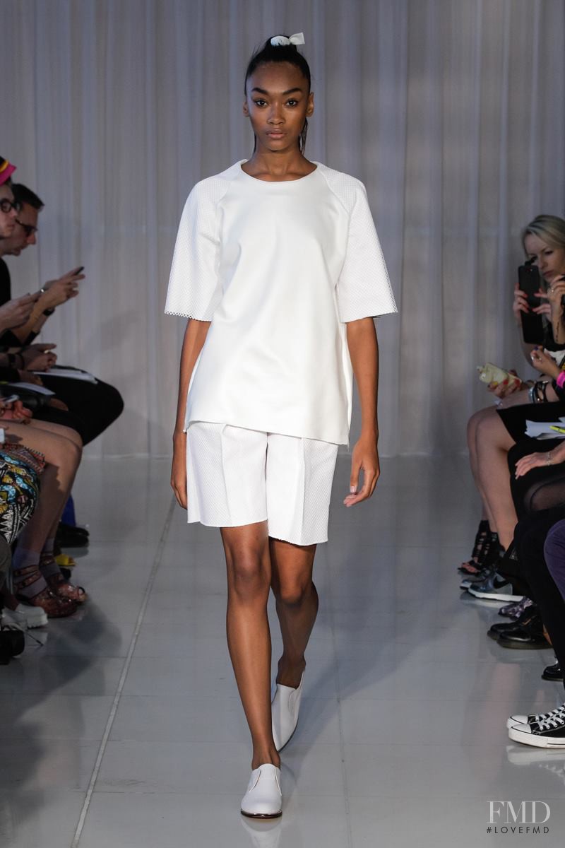 Cheyenne Maya Carty featured in  the Charlie May fashion show for Spring/Summer 2014