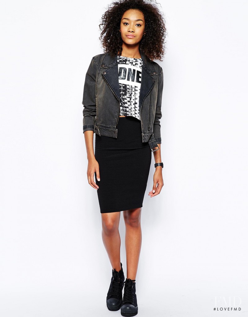 Cheyenne Maya Carty featured in  the ASOS catalogue for Pre-Fall 2014