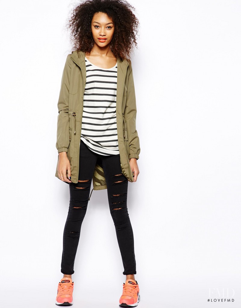 Cheyenne Maya Carty featured in  the ASOS catalogue for Pre-Fall 2014