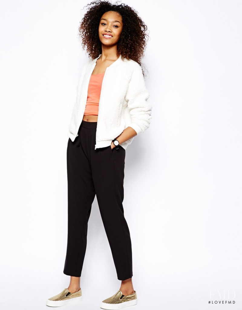 Cheyenne Maya Carty featured in  the ASOS catalogue for Pre-Fall 2014