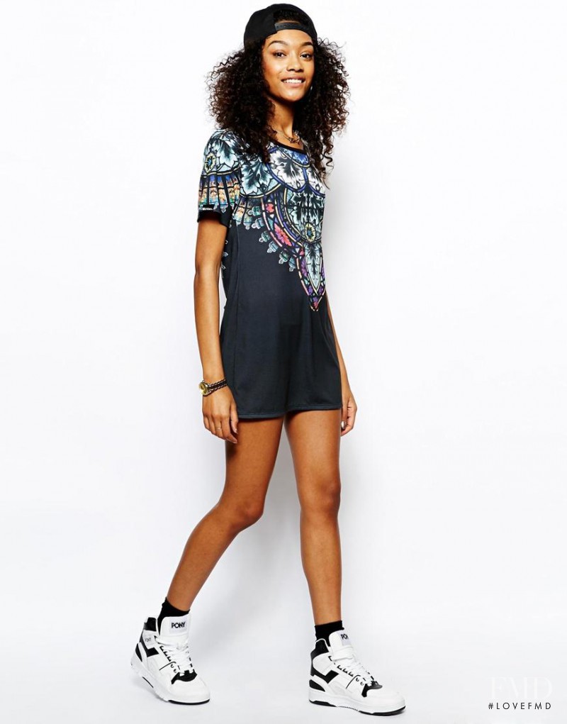 Cheyenne Maya Carty featured in  the ASOS catalogue for Summer 2014