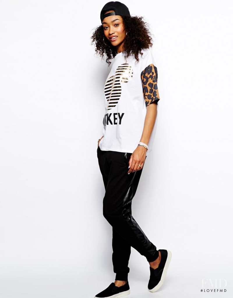 Cheyenne Maya Carty featured in  the ASOS catalogue for Summer 2014