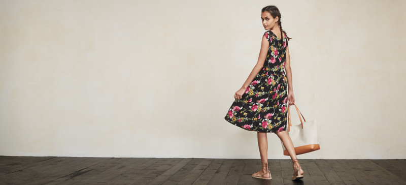 Gizele Oliveira featured in  the Reformation catalogue for Summer 2015