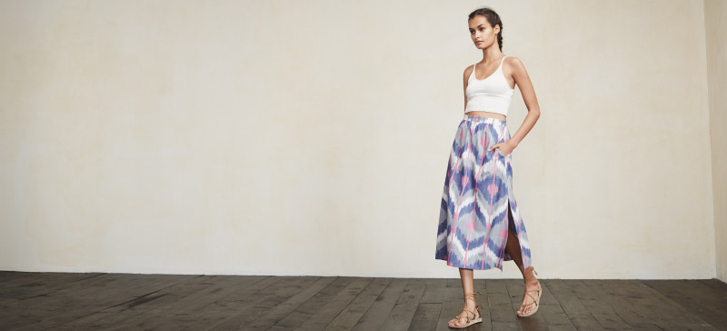 Gizele Oliveira featured in  the Reformation catalogue for Summer 2015