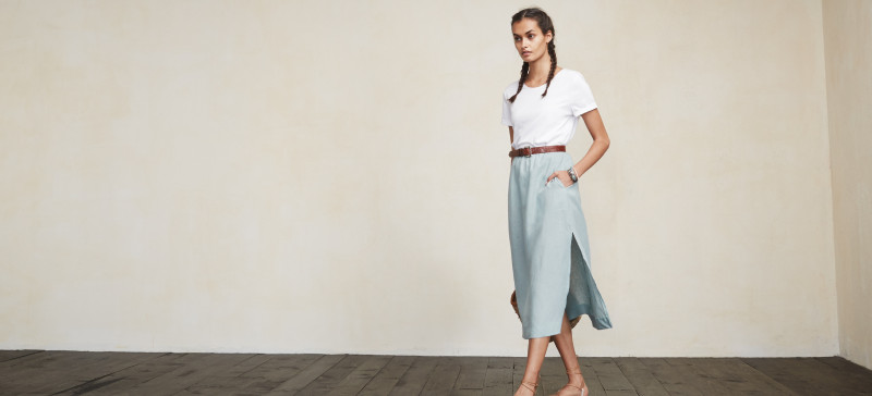 Gizele Oliveira featured in  the Reformation catalogue for Summer 2015