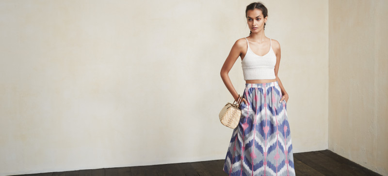 Gizele Oliveira featured in  the Reformation catalogue for Summer 2015