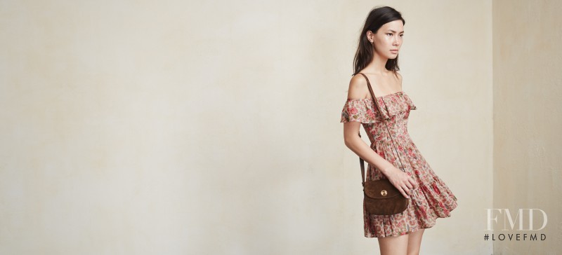 Chloe Blanchard featured in  the Reformation catalogue for Summer 2015