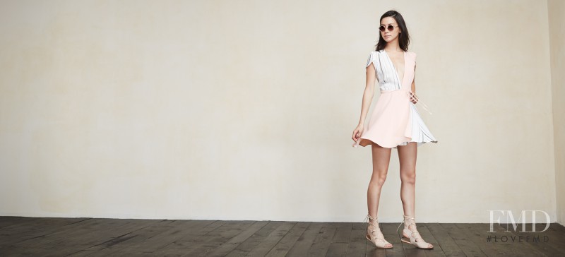 Chloe Blanchard featured in  the Reformation catalogue for Summer 2015