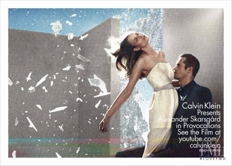 Suvi Koponen featured in  the Calvin Klein Provocations advertisement for Spring/Summer 2013