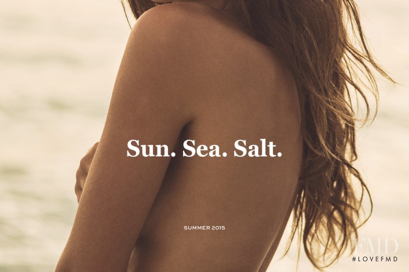 George Gigi Midgley featured in  the Faithfull The Brand Sun. Sea. Salt. catalogue for Summer 2015