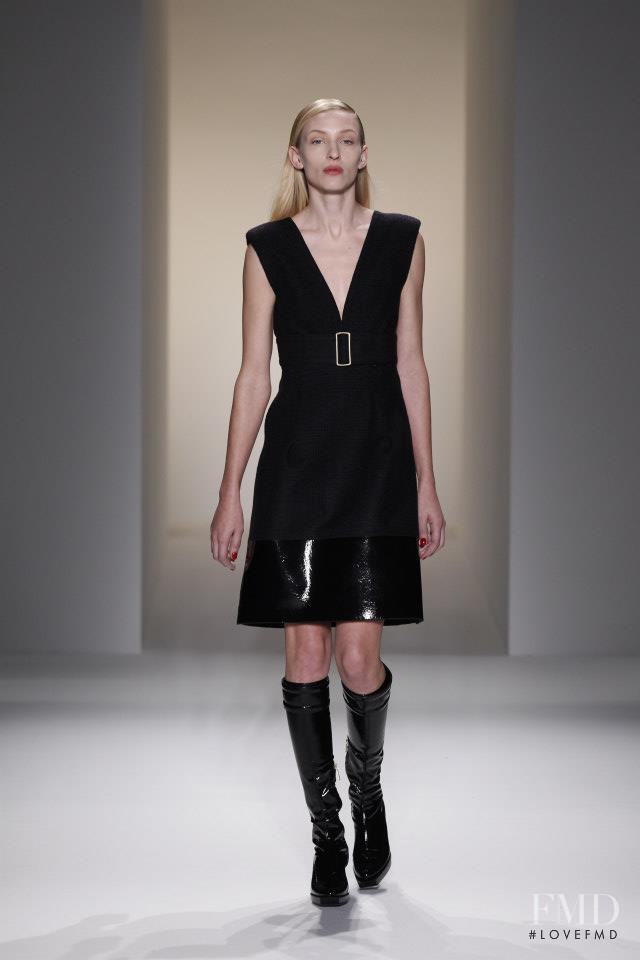 Maggie Maurer featured in  the Calvin Klein 205W39NYC fashion show for Autumn/Winter 2013