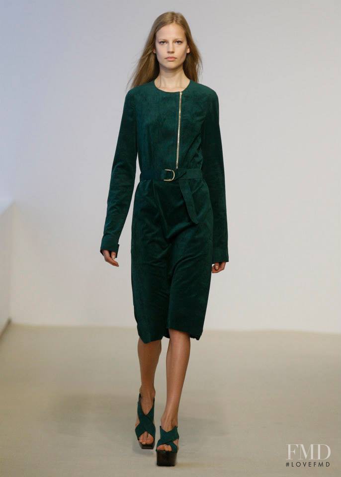 Elisabeth Erm featured in  the Calvin Klein 205W39NYC fashion show for Resort 2014