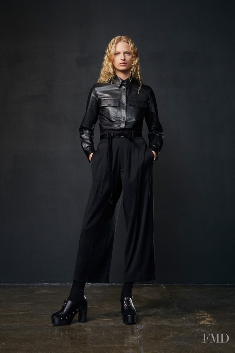Frederikke Sofie Falbe-Hansen featured in  the McQ Alexander McQueen fashion show for Pre-Fall 2016