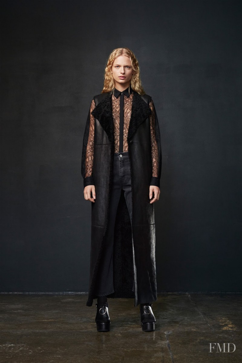 Frederikke Sofie Falbe-Hansen featured in  the McQ Alexander McQueen fashion show for Pre-Fall 2016