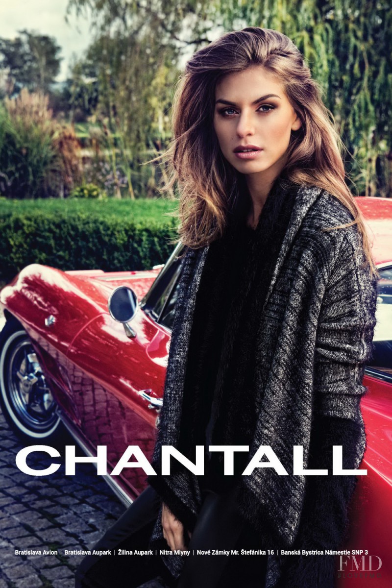 Adriana Novakov featured in  the Chantall advertisement for Autumn/Winter 2014