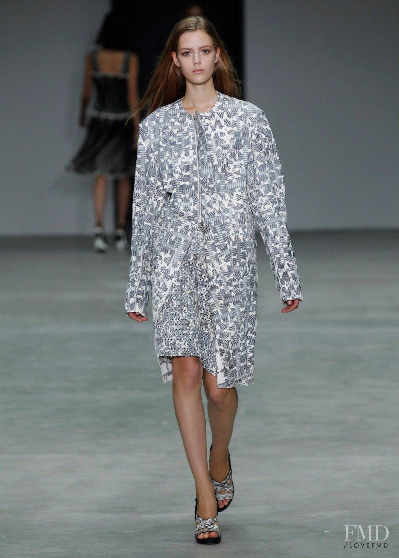 Esther Heesch featured in  the Calvin Klein 205W39NYC fashion show for Spring/Summer 2014