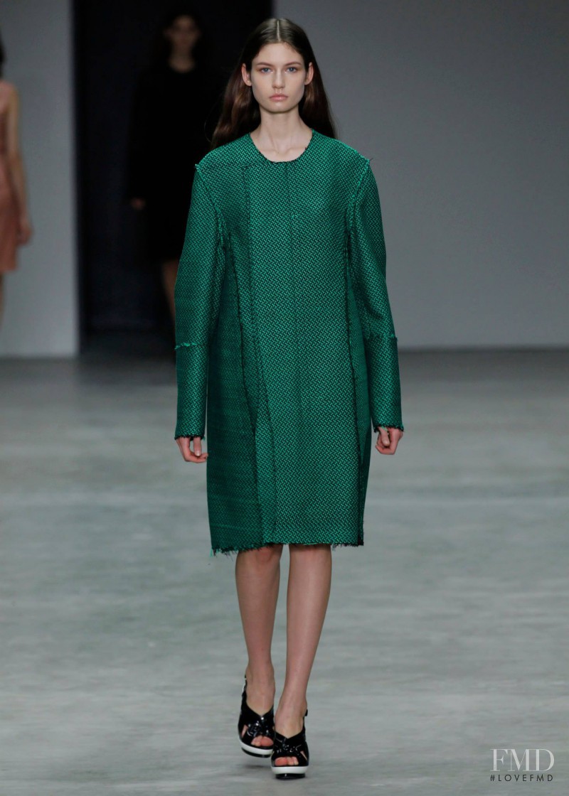 Kasia Krol featured in  the Calvin Klein 205W39NYC fashion show for Spring/Summer 2014
