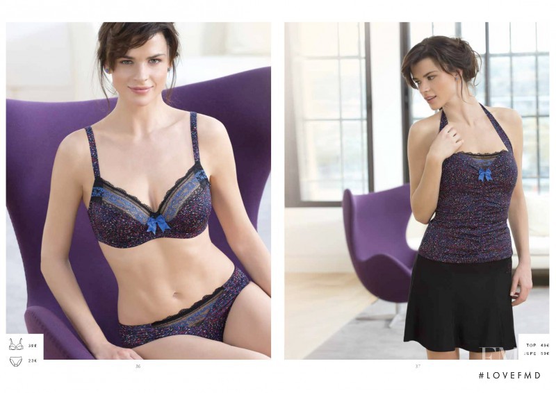 Adriana Novakov featured in  the Charlott\' Lingerie catalogue for Summer 2014