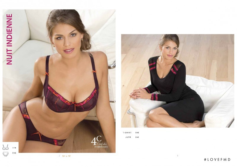 Adriana Novakov featured in  the Charlott\' Lingerie catalogue for Summer 2014