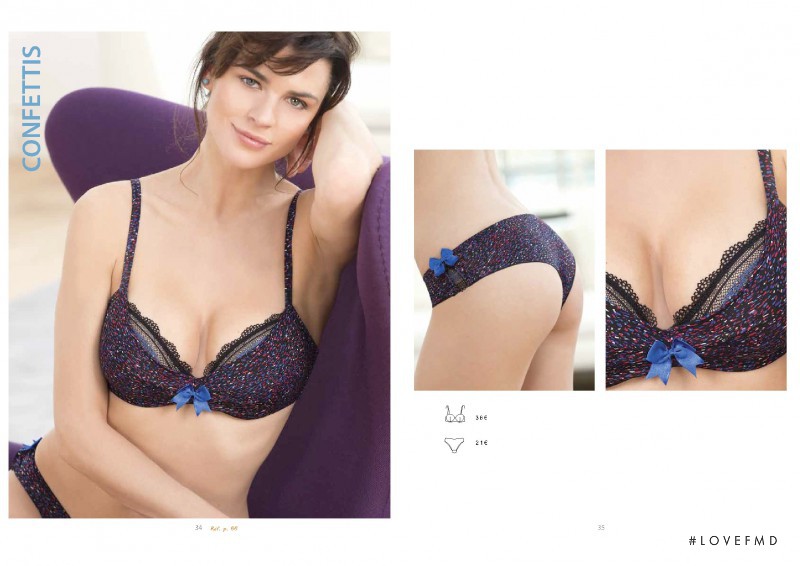 Adriana Novakov featured in  the Charlott\' Lingerie catalogue for Summer 2014