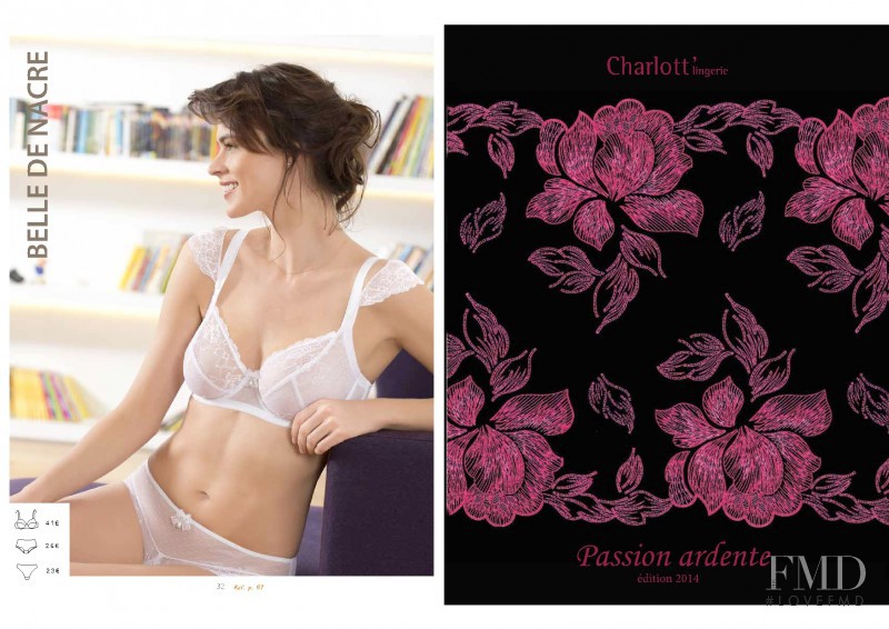 Adriana Novakov featured in  the Charlott\' Lingerie catalogue for Summer 2014