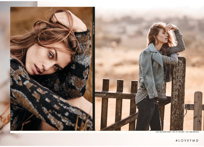 Adriana Novakov featured in  the Mos Mosh advertisement for Autumn/Winter 2015