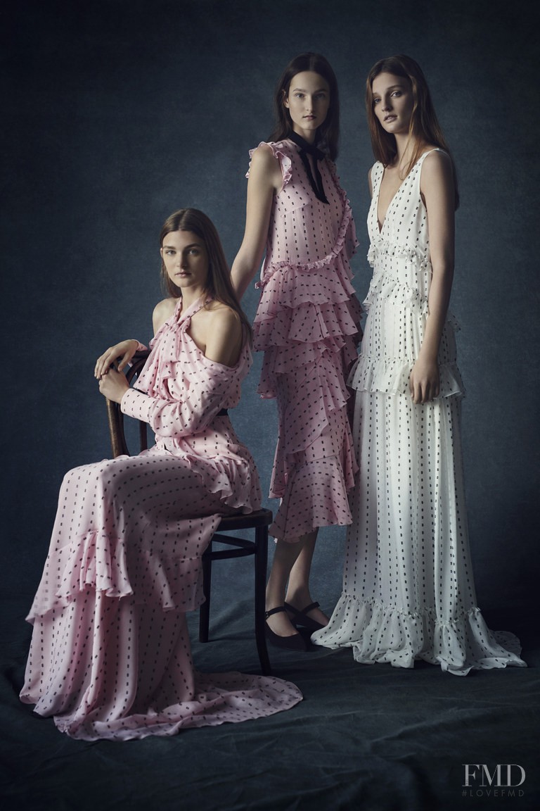 Viola Podkopaeva featured in  the Erdem fashion show for Pre-Fall 2016