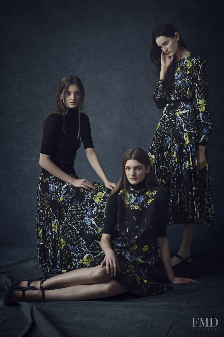 Viola Podkopaeva featured in  the Erdem fashion show for Pre-Fall 2016