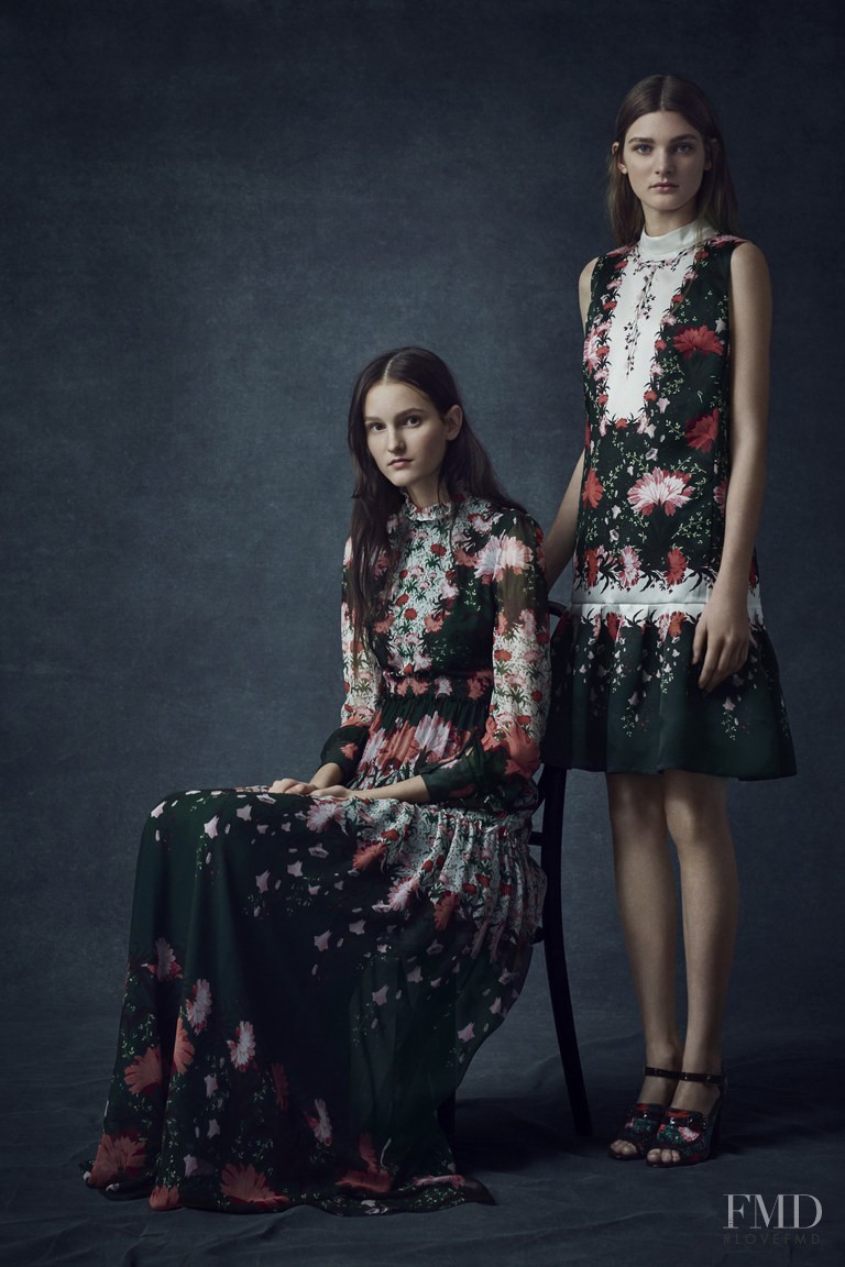 Viola Podkopaeva featured in  the Erdem fashion show for Pre-Fall 2016